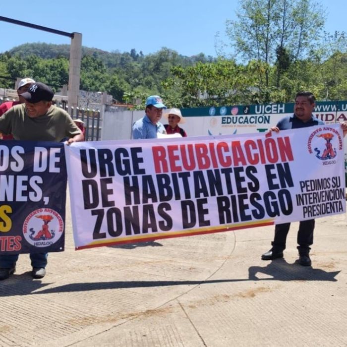 Pobladores de Hidalgo piden a la presidenta Sheinbaum obras definitivas tras las lluvias de octubre