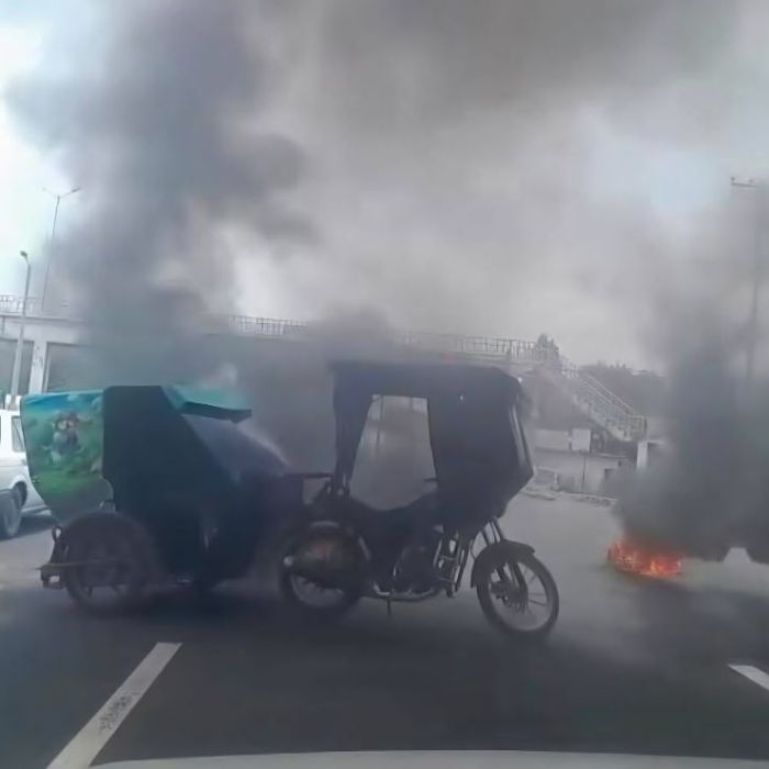 Bloqueo en la Texcoco–Lechería en Atenco por falta de agua deja afectaciones viales
