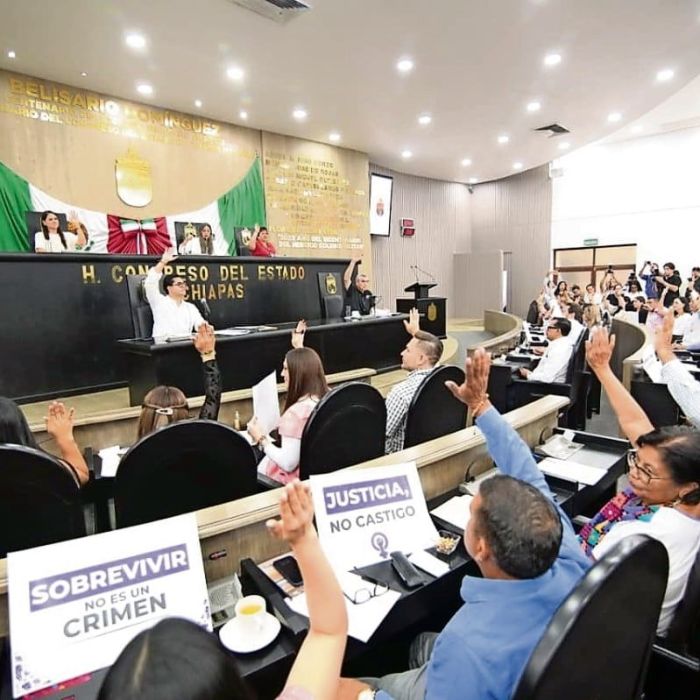 Congreso de Chiapas aprueba la “Ley Petrona” para reconocer la legítima defensa con perspectiva de género