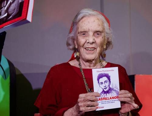 Elena Poniatowska rinde homenaje a Rosario Castellanos en la Casa Chiapas