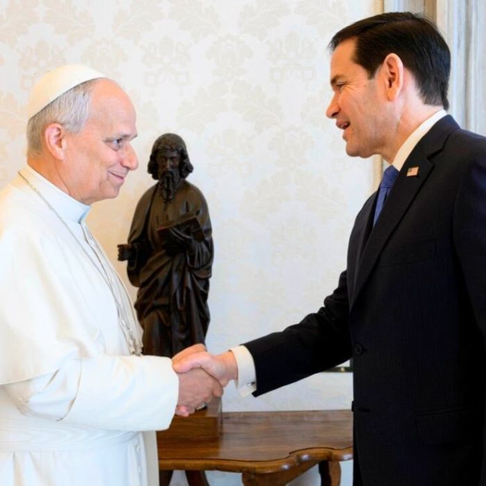 Marco Rubio se reúne con el papa León XIV en el Vaticano