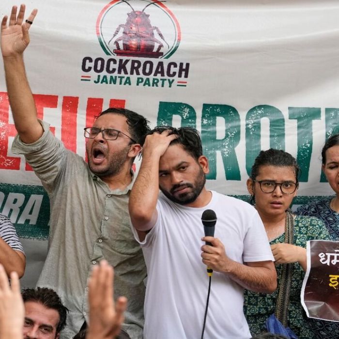 ‘Partido de las Cucarachas’ sale a las calles en Nueva Delhi y exige la renuncia del titular de Educación